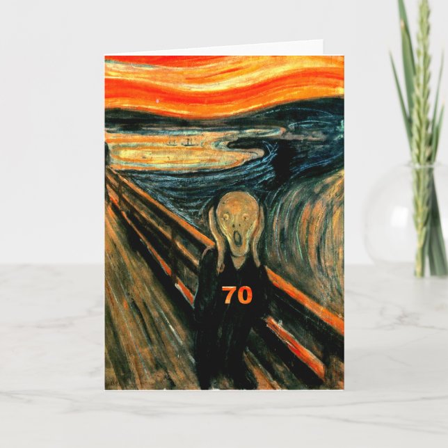 Tarjeta 70.o Cumpleaños (Anverso)