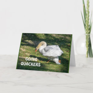 TARJETA *70* QUACKERS DE CUMPLEAÑOS - NO PUEDE SER VERDAD