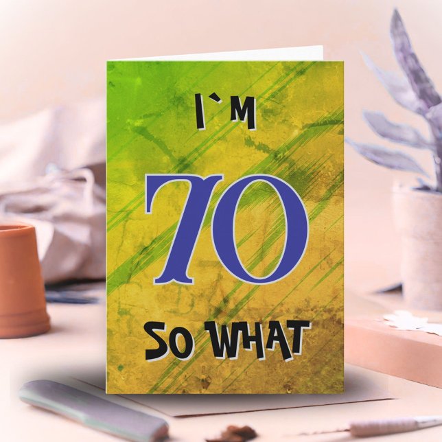 Tarjeta 70 y qué Cita Divertida Cumpleaños 70  (Subido por el creador)