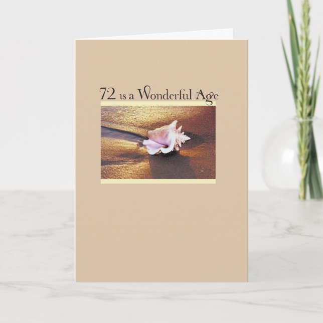 Tarjeta 72.ª concha dorada (Anverso)