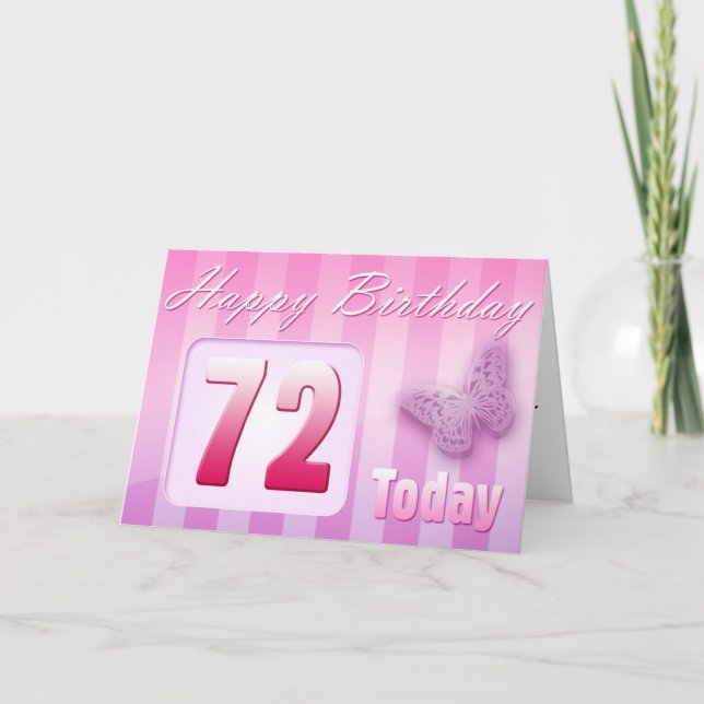 Tarjeta 72.a Grande-Tía feliz Mom de la abuela del (Anverso)