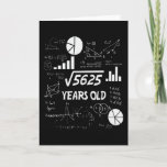 Tarjeta 74 Years Old Bday Math Teacher 74th Birthday Gift<br><div class="desc">Birthday Design For anyone who's horoscope say difficult & Stubborn But totally worth.Wear it with pride at work,  school gym perfect to pair with shorts,  leggings or jeans for a casual yet trendy Look</div>