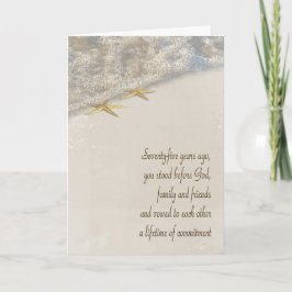 Tarjeta 75º aniversario de Starfish