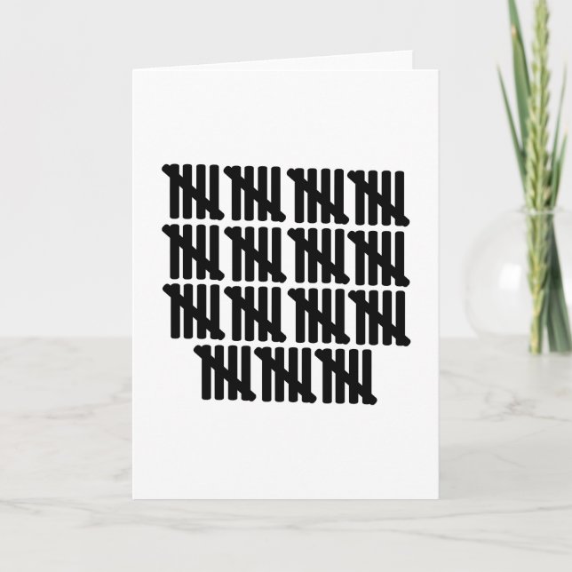 Tarjeta 75.º cumpleaños (Anverso)