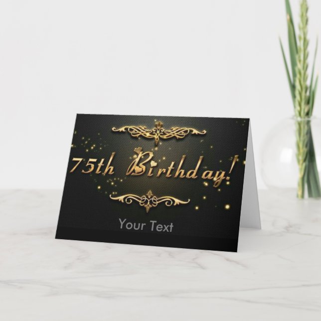 Tarjeta ¡75 Aniversario! (Anverso)