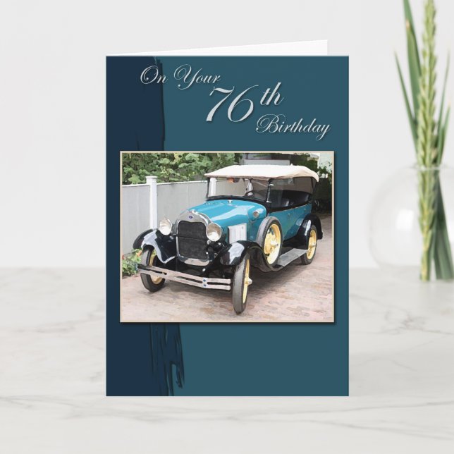 Tarjeta 76 cumpleaños (Anverso)
