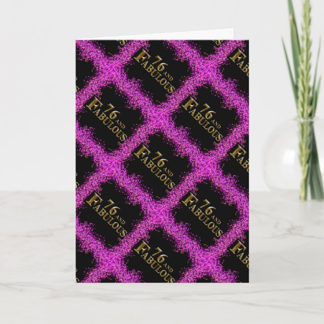 Tarjeta 76 cumpleaños (Anverso)