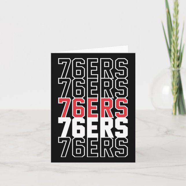 Tarjeta 76ers  (Anverso)