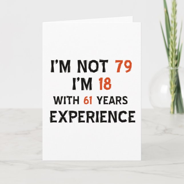 Tarjeta 79.os diseños frescos del cumpleaños (Anverso)