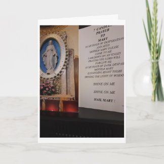 TARJETA 7 CANDLES PRAYER