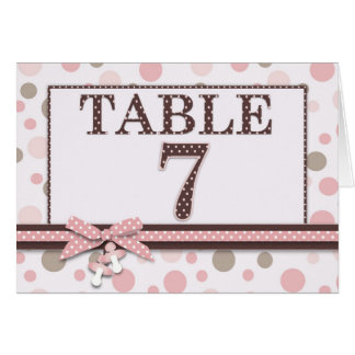Tarjeta 7 de la tabla del chica