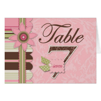 Tarjeta 7 de la tabla del chica de G