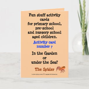 Tarjeta 7 la araña