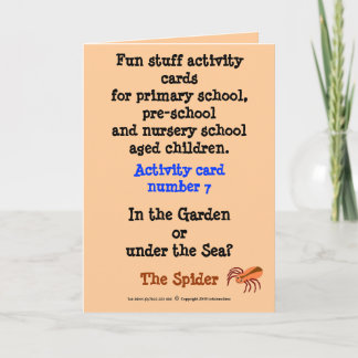 Tarjeta 7 la araña