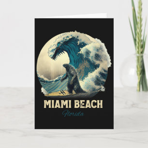 Tarjeta 7miami Playa Florida Surfing Tabla de surf