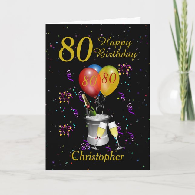 Tarjeta 80.ª Celebración del Oro Negro (Anverso)