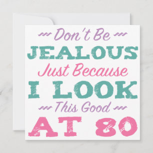 Tarjeta 80.º Cumpleaños De Las Mujeres
