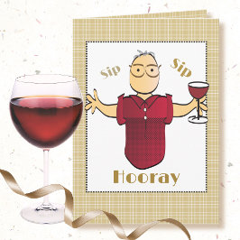 Tarjeta 80.º cumpleaños Personalizado masculino de tinte d