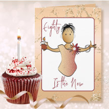 80 Fabuloso Cumpleaños Divertido Femenino Cartoon