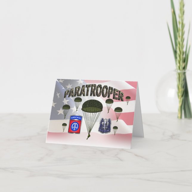 Tarjeta 82.ª División Aérea (Anverso)