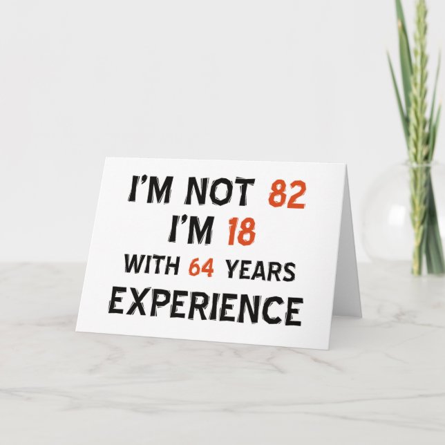 Tarjeta 82.º diseño de cumpleaños (Anverso)