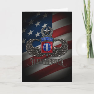 Tarjeta 82.º Jumpmaster Aéreo