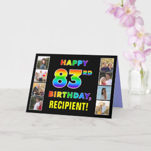 Tarjeta 83 Aniversario del Día del Arcoiris Mensajes de te