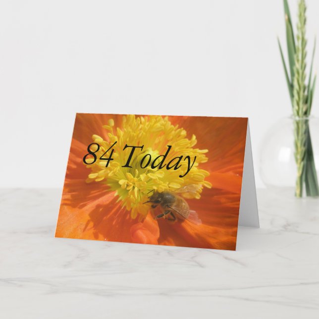 Tarjeta 84 cumpleaños (Anverso)