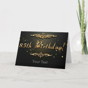 Tarjeta 85o ¡Cumpleaños!