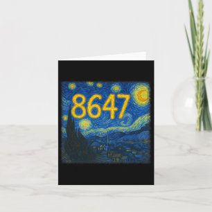 Tarjeta 8647 Sutil resistencia a Trump Noche Starry Van Go
