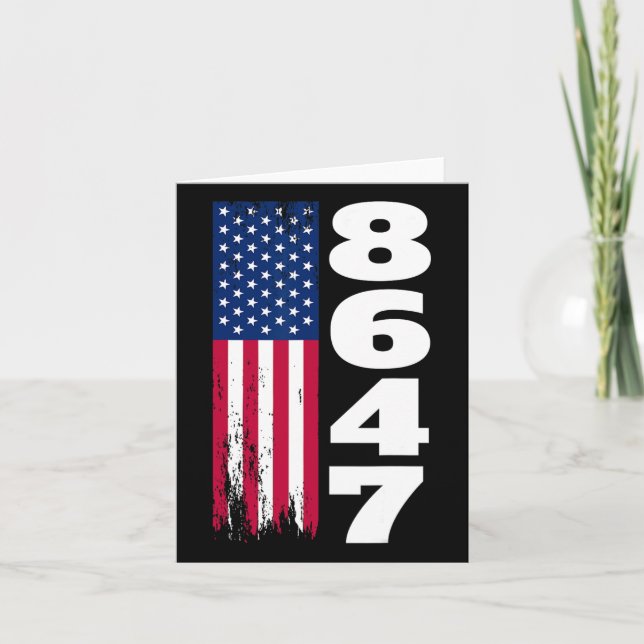 Tarjeta 86 47 8647 Sutil Anti Trump 1 (Anverso)