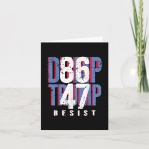 Tarjeta 86 Imposición de 47 Camisas contra Trump 47 Trump