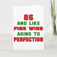 86 y como el buen vino envejecido a la perfección