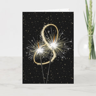 Tarjeta 8.º aniversario de los bodas