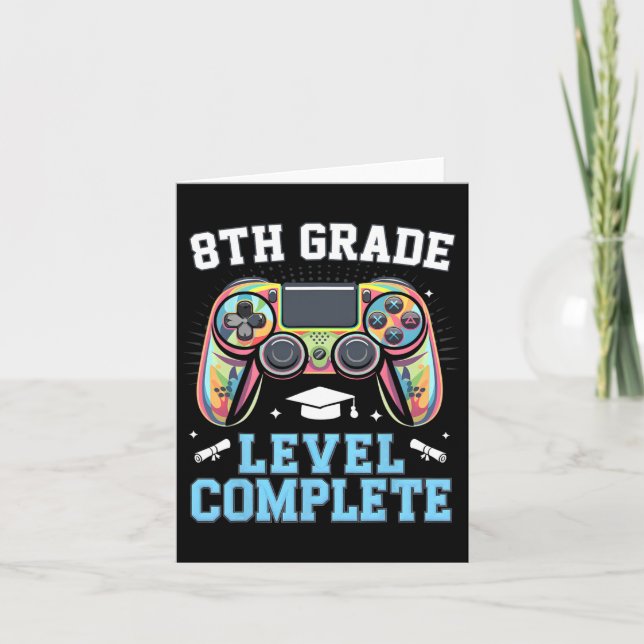 Tarjeta 8.º Grado Completado El Último Día Del Jugador Esc (Anverso)