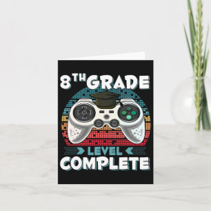 Tarjeta 8.º Grado de Grado de Graduación Completa Jugador 
