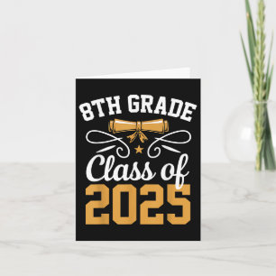 Tarjeta 8.º Grado De Graduado De La Escuela De Graduados D