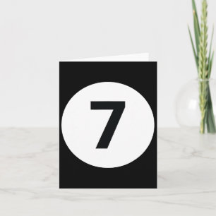 Tarjeta 8 Bolas de billar 7 Mamáes de grupos de billar dis