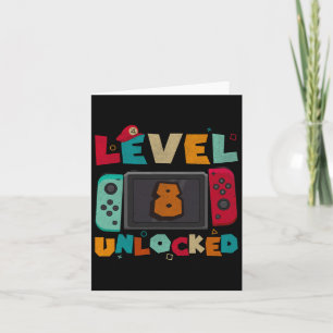 Tarjeta 8 niños de cumpleaños 8 cumpleaños G sin bloquear