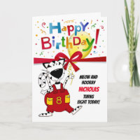 8vo cumpleaños - muchacho o chica - nombre lindo