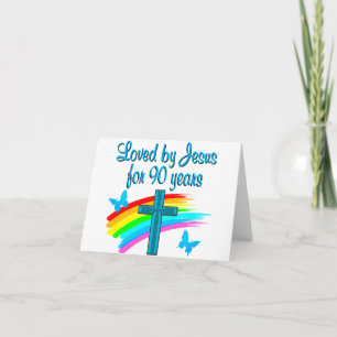 TARJETA 90.ª ORACIÓN DE CUMPLEAÑOS