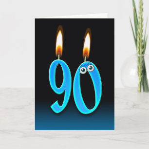 Tarjeta 90.ª Velas de Cumpleaños