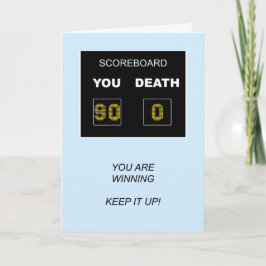 Tarjeta 90.º Cuadro de Indicadores de Cumpleaños