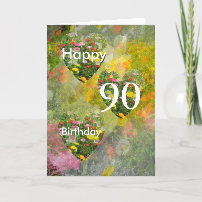 Tarjeta 90th Birthday (Anverso)