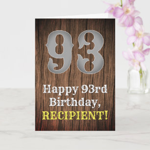 Tarjeta 93.ª Cumpleaños: País de aspecto inspirado por Occ