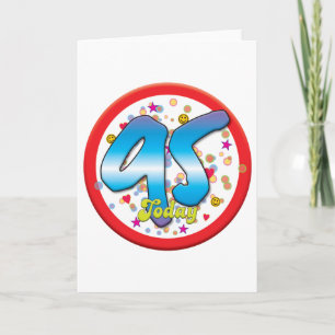 Tarjeta 95.º cumpleaños hoy