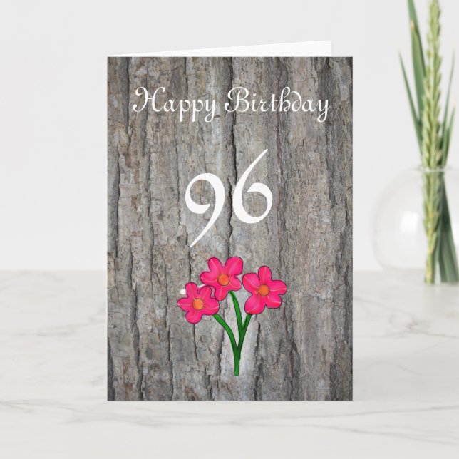 Tarjeta 96 cumpleaños (Anverso)
