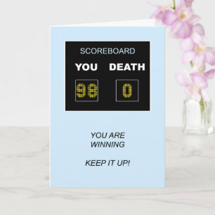 Tarjeta 98.º Cuadro de Indicadores de Cumpleaños