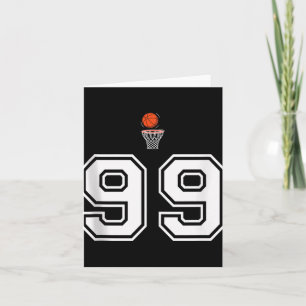 Tarjeta 99 Número Basketball Estilo Vintage White Tank Top