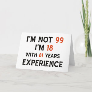 Tarjeta 99.os diseños del cumpleaños